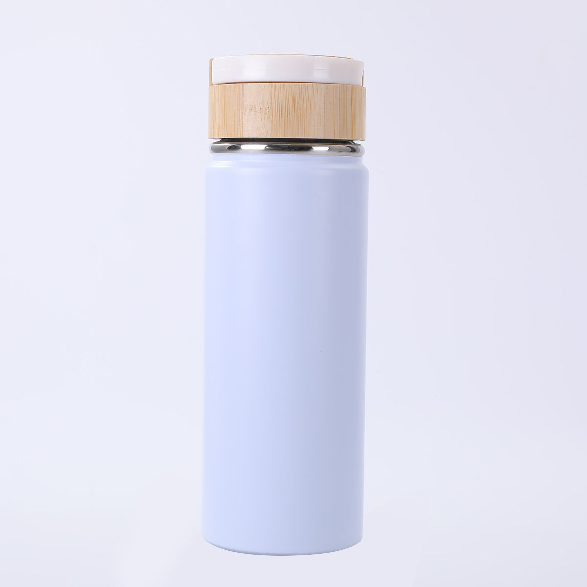 18oz Stainless Steel Thermos Bottle with Bamboo Lid