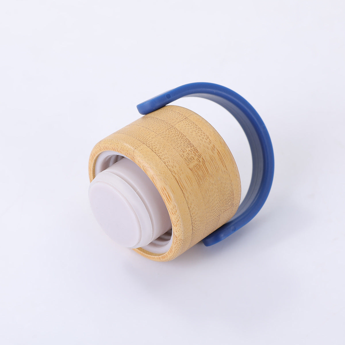 Car Insulated Bottle with Bamboo Base and Lid