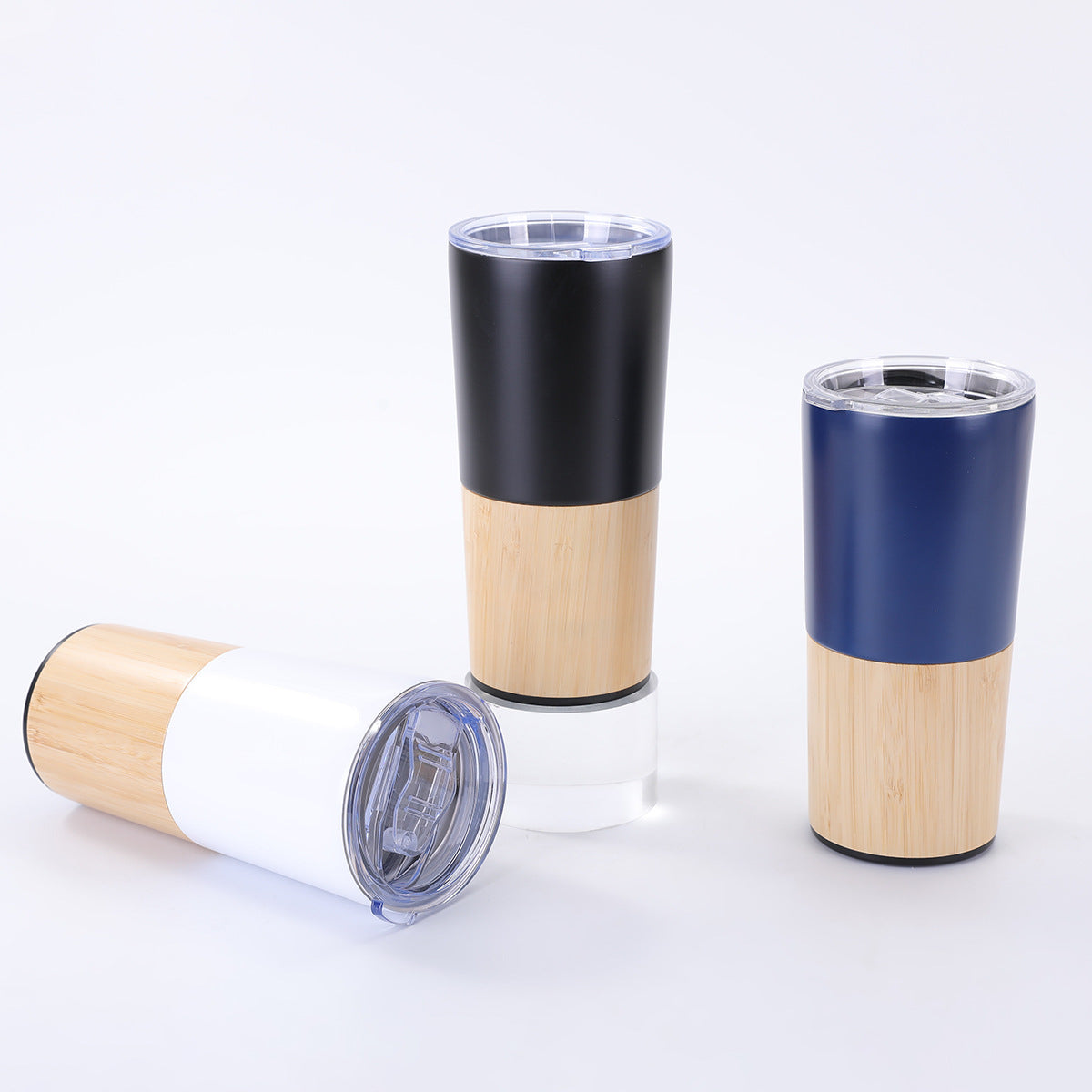 20oz Bamboo Fusion Stainless Steel Vacuum Cup