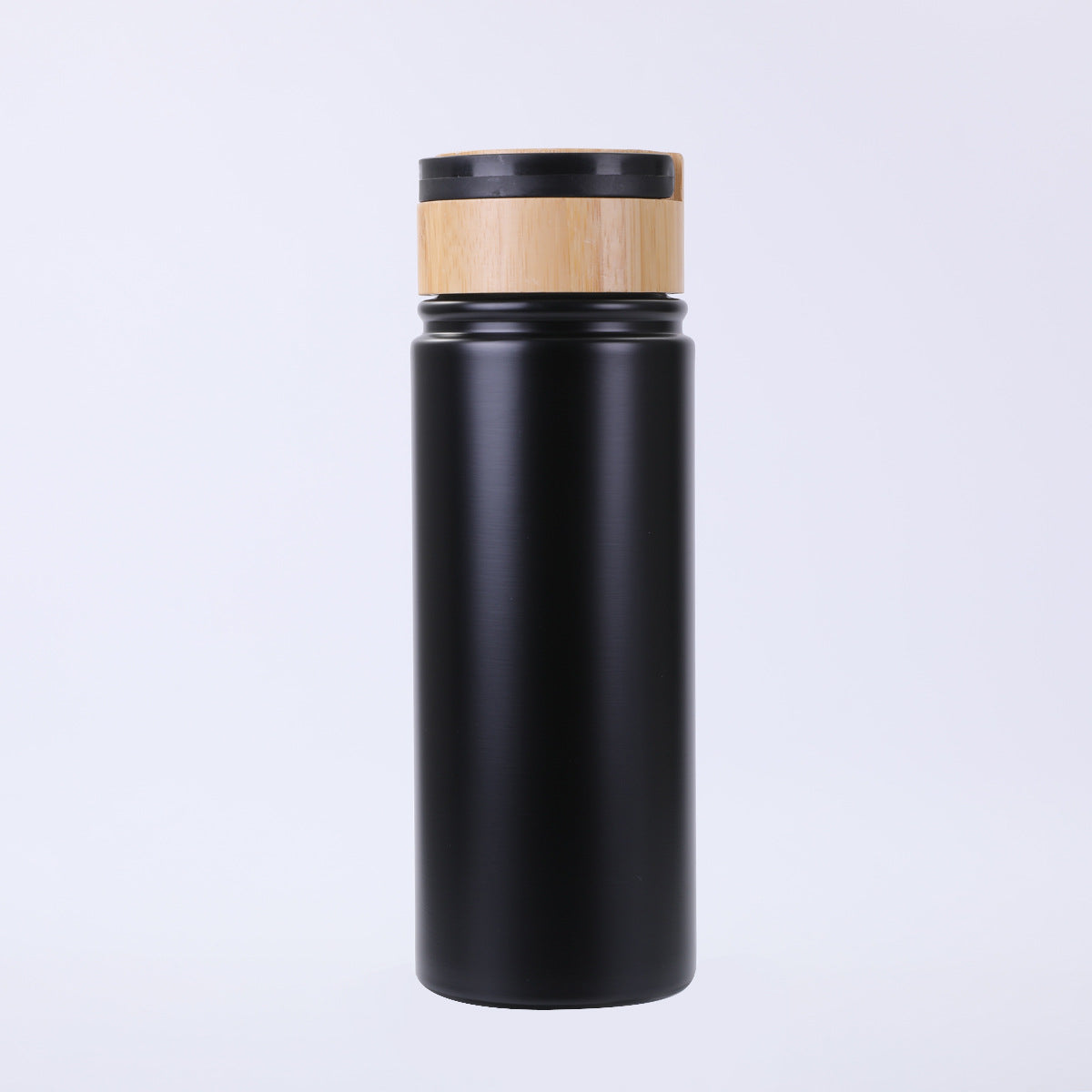 18oz Stainless Steel Thermos Bottle with Bamboo Lid